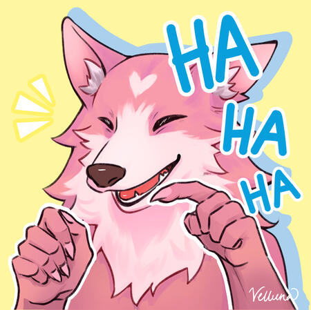 Laughing Sticker